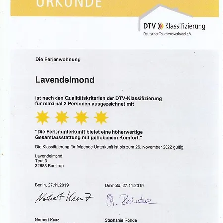 Apartment Lavendelmond Ferien *